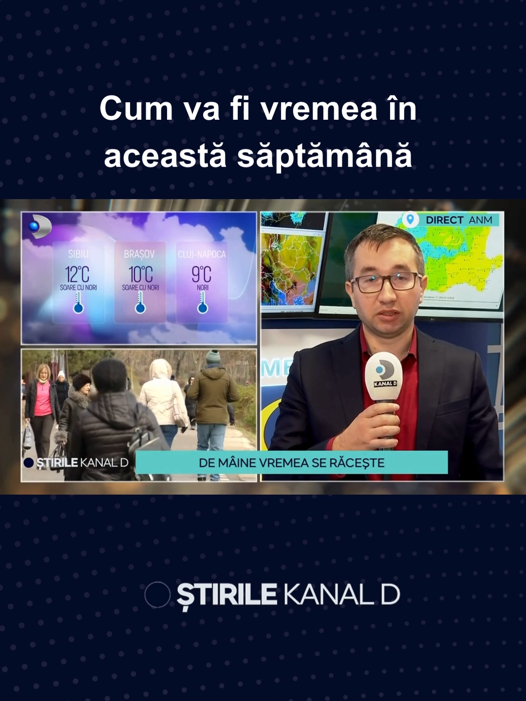 Vremea se va răci în următoarele zile. Dacă astăzi vor fi temperaturi maxime de 17 grade prin Oltenia, sud-vestul Munteniei, doar 3-4 grade prin Bucovina, mâine va fi o vreme destul de rece, vom avea temperaturi sub normalul termic al perioadei. #stirilekanald #kanaldromania #vreme #temperaturi #martie #anm