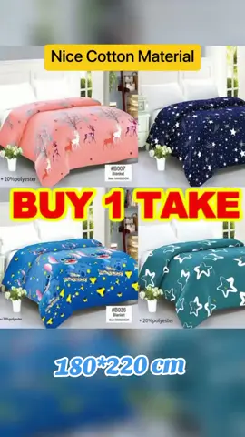 Blanket Buy1 take1  180*220 cm High Quality Bedsheet..