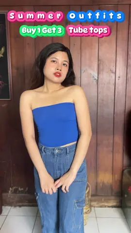 Yay so many options for summer  😍#tubetops #buy1take3 #croptop #tiktokfindsph #affordablefashion #ootdfashion 