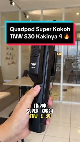 Yang lagi Cari Tripod Kokoh, kuat dan Stabil bisa banget beli TNW S30 ini, kakinya ada 4 😍 #ramadhanekstraseru #tripodmurah #tripodkokoh #tnws30 #selfiestick #tongsiskokoh #tongsisbluetooth #tripodbluetooth #tripodtnw #tripodsuperkokoh 