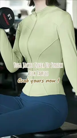 Isabelle.Q Yoga Jacket/Cover Up Stretch Silk Fabrics #MTWT01 under ₱297.00 Hurry - Ends tomorrow! #yogajacket #jacket #yogalovers #yoga #coverup #strechablejacket #silkfabric #silkjacket #sweater #tiktokshopsvchallenge #wowsulitdeal #tiktokfashionhighcommision #TikTokShopFashion #tiktokshoph #tiktokfindsph #foryou #foryoupage #fyp #trending #viral 
