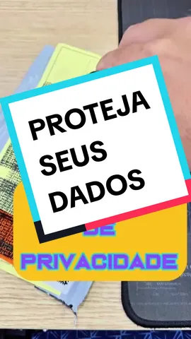 🔍Com isso aqui, você protege seus dados pessoais mas embalagens! .  Link de compra na Bio! . . . . . . #proteção #carimboprivacidade #dados #segurança 
