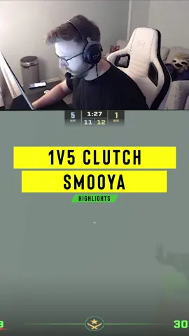 Smooya 1v5 clutch 😱 #ESL #gaming #cs2 #counterstrike2 #esports #competitivegaming #counterstrike #smooyacs #clutchmoment #highlights 