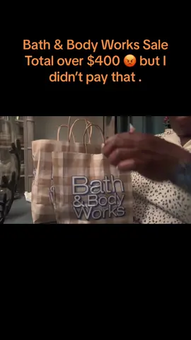 Bath & Body Works Sale. Total over $400😡 but i didnt pay that. Hopefully im stocked up!!! #@Bath & Body Works #smellgood #cleanhome #indebt #debt #spendingtoomuch #badspendinghabits #shopping #shoppinghaul #shoppingaddict 