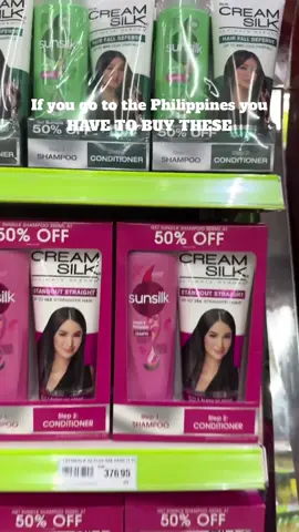 Grandma: its even 50% off 😂 MY HAIR HAS NEVER LOOKED OR FELT BETTER! #philippines #sunsilk #creamsilk #hair #hairproducts #travel #spain #haircare #beauty #musttry #mustbuy #livingabroad #filipino #cebu #shampooandconditioner #guiri #fy #fyp #foryou 