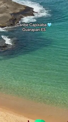 50 tons de azul… linda Guarapari 🩵🩵🩵#capixaba #caribe #praia #mar #es #guarapar 