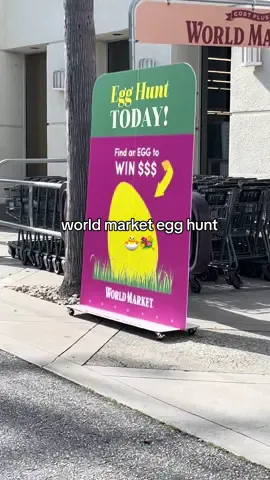 we’re WINNERS 🏆🐣 #worldmarket #egghunt #worldmarketfinds #worldmarketscavengerhunt #freebie #scavengerhunt #thingstodoinla #losangeles 