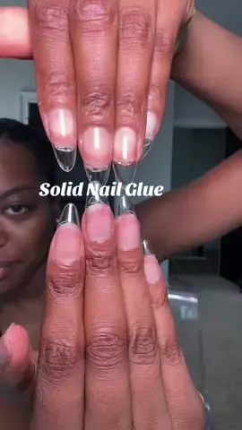 Have you tried solid nail glue before fren? This is the easiest nail set ive ever done. #gelxnails #nails #nailsoftiktok 