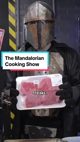 How to cook Authentic Mandalor Mudhorn Steaks @GTech_Industries_ @Gordon Ramsay #themandalorian #mandalorian #starwars #mando #viral #cooking #steaktiktok #homecooking 