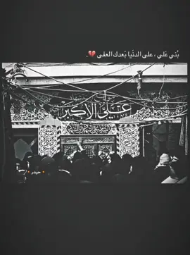 اكعد عليك الموت مالاك💔#علي_الاكبر #اكبري #شور #حسين_اهات #fyp 
