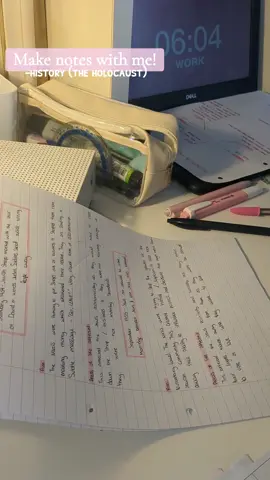 loving history atm!! 🩷📚 || @M💐 @gon @urfavgilmoregirlie || #history #holocaust #notetaking #notes #aestheticnotes #studywithme #prettynotes #studytok 