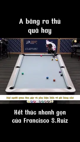 Đẳng cấp của fracisco sanchez ruiz#gaybia #hoanganhbilliards #billardshop #billiards #franciscosanchezruiz #wnt 