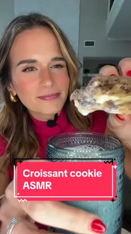 The viral croissant cookie..I think my soul left my body in this one 🥹❤️ #viral #cookies #croissant #fyp #asmr #asmrsounds 