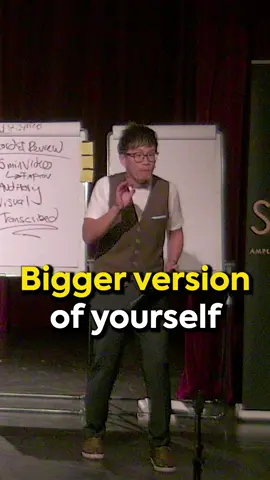 Are you playing the smaller version or bigger version of yourself?
