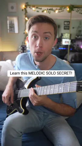 learn this melodic solo secret!  #fyp #electricguitar 
