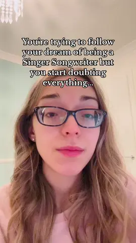 You’re trying to follow your dream of being a Singer Songwriter but you start doubting everything  #singersongwriter #toughtimes #thestruggleisreal #struggle #singer #dreams #followyourdreams #selfdoubt #doubt #singer 