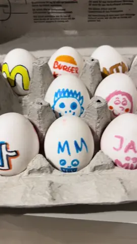 Æggekrig Runde 1 🥳 #eggs 