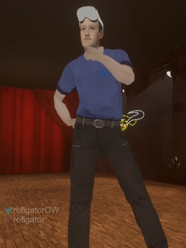 Zucc is weird man #roflgator #vrchat #funny #markzuckerberg #metaverse