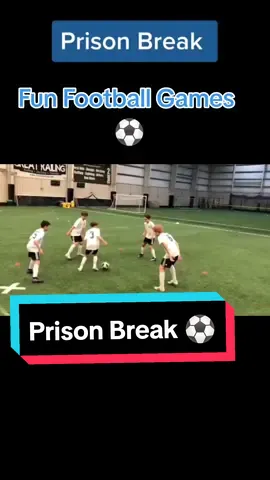 A fun game that promotes creativity with a ⚽ #soccerdrills #footballcoach #justplaysports #footballdrills #football #grassrootsfootball 