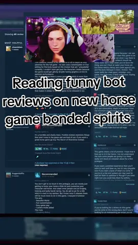 I also left a spicy review listing all the improvements my horse bonded spirits needs. Starting with game integrity. How do you feel about this game? 🤔 check out my game play and review on YT ▶️ #horsegame #horsegames #fyp #horse #horses #horsegirl #myhorse #myhorsebondedspirits #bondedspirits 