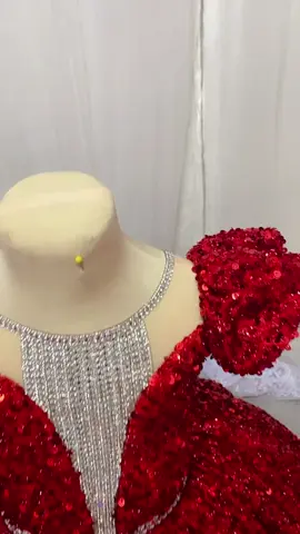 Sparkly red gown for kids.❤️❤️ #KidsFashion  #zabrinagowns  #wearzabrinagowns  #fyp  #fypシ  #trending 