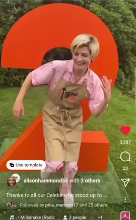 Jodie Whittaker dancing to every song challenge.  #jodiewhittaker #jodiewhittakeredit #bakeoff #su2cbakeoff #su2c #standuptocancer #baddancing #puregold #rasputin #boneym #doctorwho #doctorwhotiktok #balamory #freedfromdesire #toxic #britneyspears #deepdown #perfectexceeder #murderonthedancefoor #saltburn #sophieellisbextor #gummybearsong #cutiepie #purechaos #daddancing 