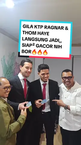 sat set emang nih guys,, setelah tengah malam di sumpah eh ktp langsung jadi... #thomhaye #ragnar #pssi #sepakbolaindonesia #erickthohir #timnasindonesia 