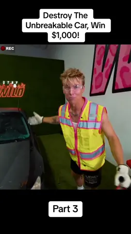 Part 3- Destroy The Unbreakable Car, Win $1,000! #ben #benazelart #fypp #fypシ゚viral #hobby #BestFriends #challgenge #pank 