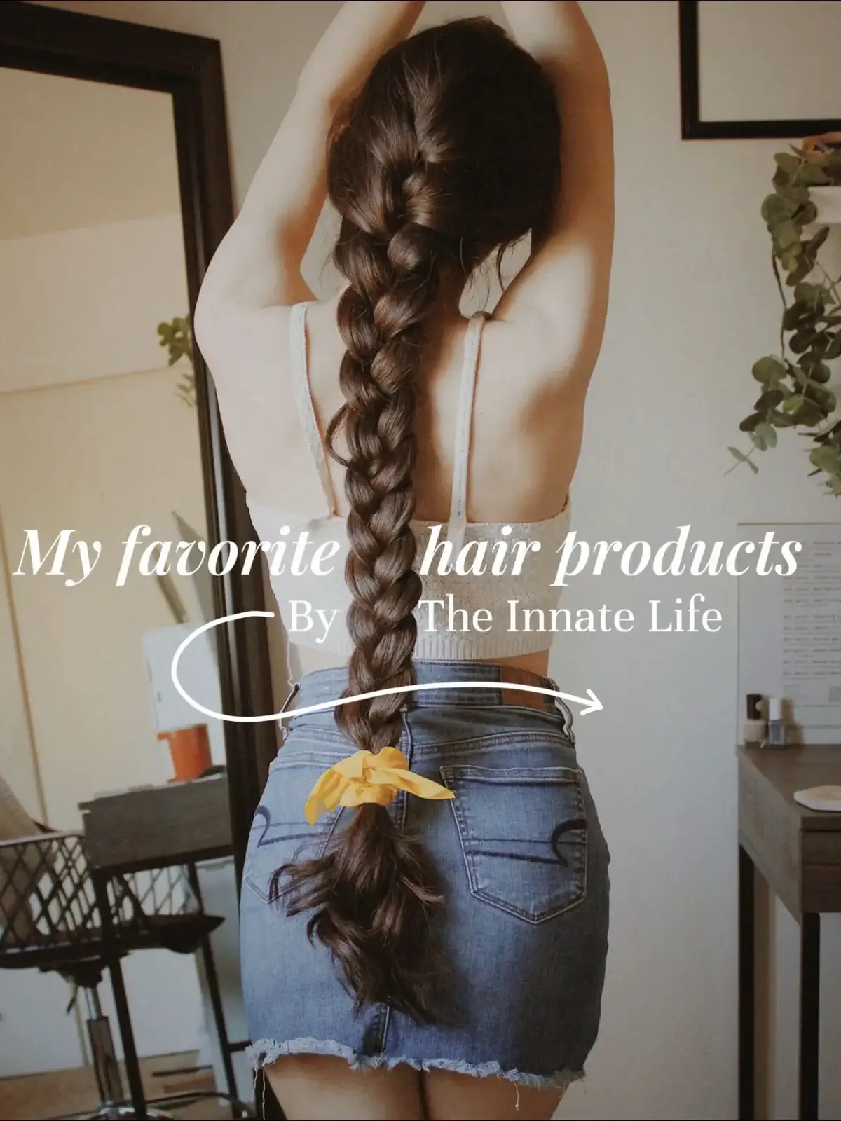 These are a few of my favorite hair-care products from one brand that I've been using for over a year now. They work amazing! I started seeing results within just a week of using them consistently. My hair went from dull and dry to vibrant and hydrated. Plus, as someone who loves styling with heat all the time! these products have been a game-changer in preventing damage. That being said If you're looking for hair care that delivers real results, look no further! ☺️🫶🏻  🛍Brand: THE INNATE LIFE  Item: Rose Hair Elixir  Item: Neroli Hair Primer  Item: Rosemary Scalp Treatment  Item: Herbal Hair Mask • • #xobeth3 #hairideas #longhair #hairgoals #hairbrained #braids #tiktok #beauty #hairtutorial #hair #haircare  #OOTD #skirt #brunette #hairtransformation #hairgrowth #viral #trending #foryou #foryoupage #naturalhair #hairproducts #hairtok #hairwashday #oils #hairoils #softhair #fyp  