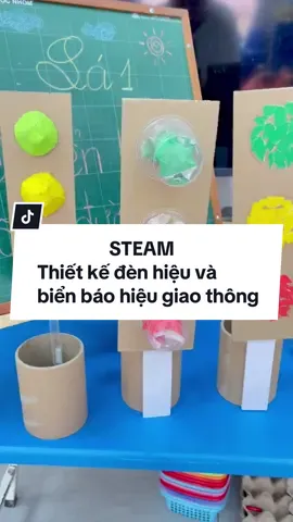 STEAM THIẾT KẾ ĐÈN HIỆU VÀ BIỂN BÁO HIỆU GIAO THÔNG 🚦🚦 🚦🚦Qua hoạt động STEAM chúng tớ đã học được nhiều điều thú vị về việc tuân thủ đúng luật lệ giao thông và tín hiệu giao thông, các biển báo hiệu giao thông nữa đấy #xuhuong #trending #steam #tiktok #xuhuongtiktok #antoangiaothong #mamnon #giaothong 