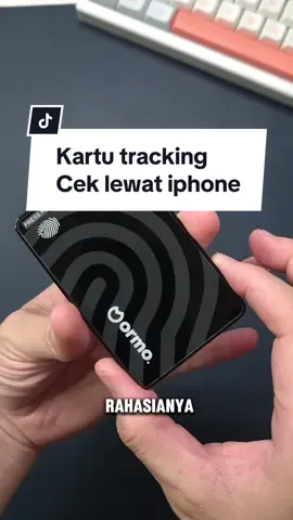 Ormo tracker card, pelacak bentuk kartu resmi terdaftar apple bisa cek di find my app #ramadanekstraseru #trackingcard #gpstracker #gpstracking #locationtracker 