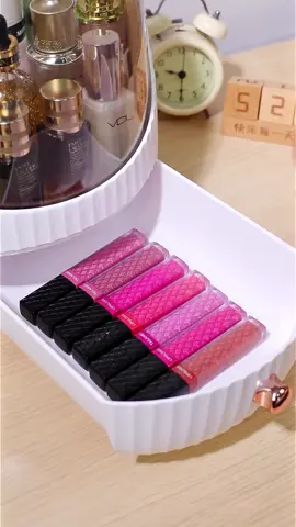 Makeup storage box #fyp #makeupstoragebox #storagebox #organize #cosmetics #desktoporganization #organize #household 