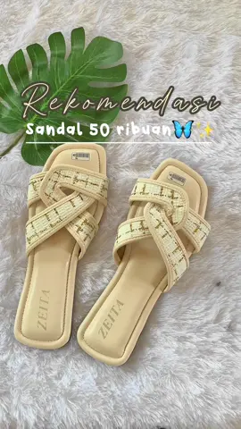 bagus banget dipakai buat lebaran nanti nih #sandalwanita #sandalteplek #fyp 