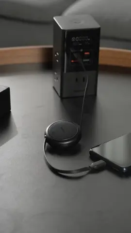the pocket retractable cable#baseus #cable #laptop