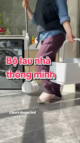 Bộ chổi và xô lau nhà thông minh #ordertaobao #chanhouseorder #caylaunha #choilaunha 