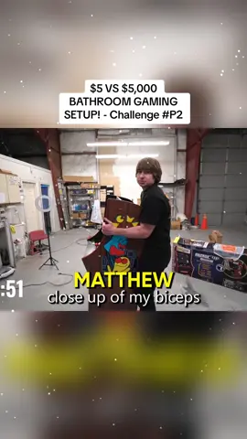 $5 VS $5,000 BATHROOM GAMING SETUP! - Challenge #P2 #Mbeem10#MatthewBeem#Mbeam10##HiddenGamingRoom#hiddenroom#hiddengamingroom#secretroom#secret gaming room#JStu#hiddenfort#hiddensecret