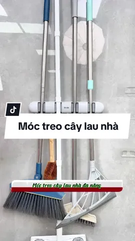 Móc treo cây lau nhà tắm, treo tường không đục lỗ, giá lưu trữ cây lau nhà tắm, kẹp cố định mạnh mẽ, kẹp chổi tiện.lợi•.|!!!! #moctreo #moctreocaylaunha #moctreocaylaunhadantuong #hiadungtienich #giadungthongminh 