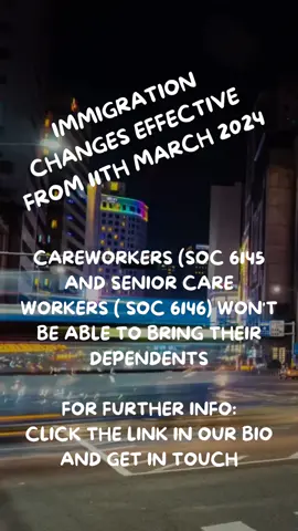 Immigration changes effective from 11th of March 2024 #ukimmigrationlawupdates #immigration #ukimmigration #skilledworkervisa #ukvisa #ukvisaupdate 
