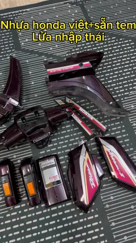 Full bộ nhựa việt sẵn tem lửa thái lắp cho xe dream!!!#huybonshopdream #phutungxedream #dream 