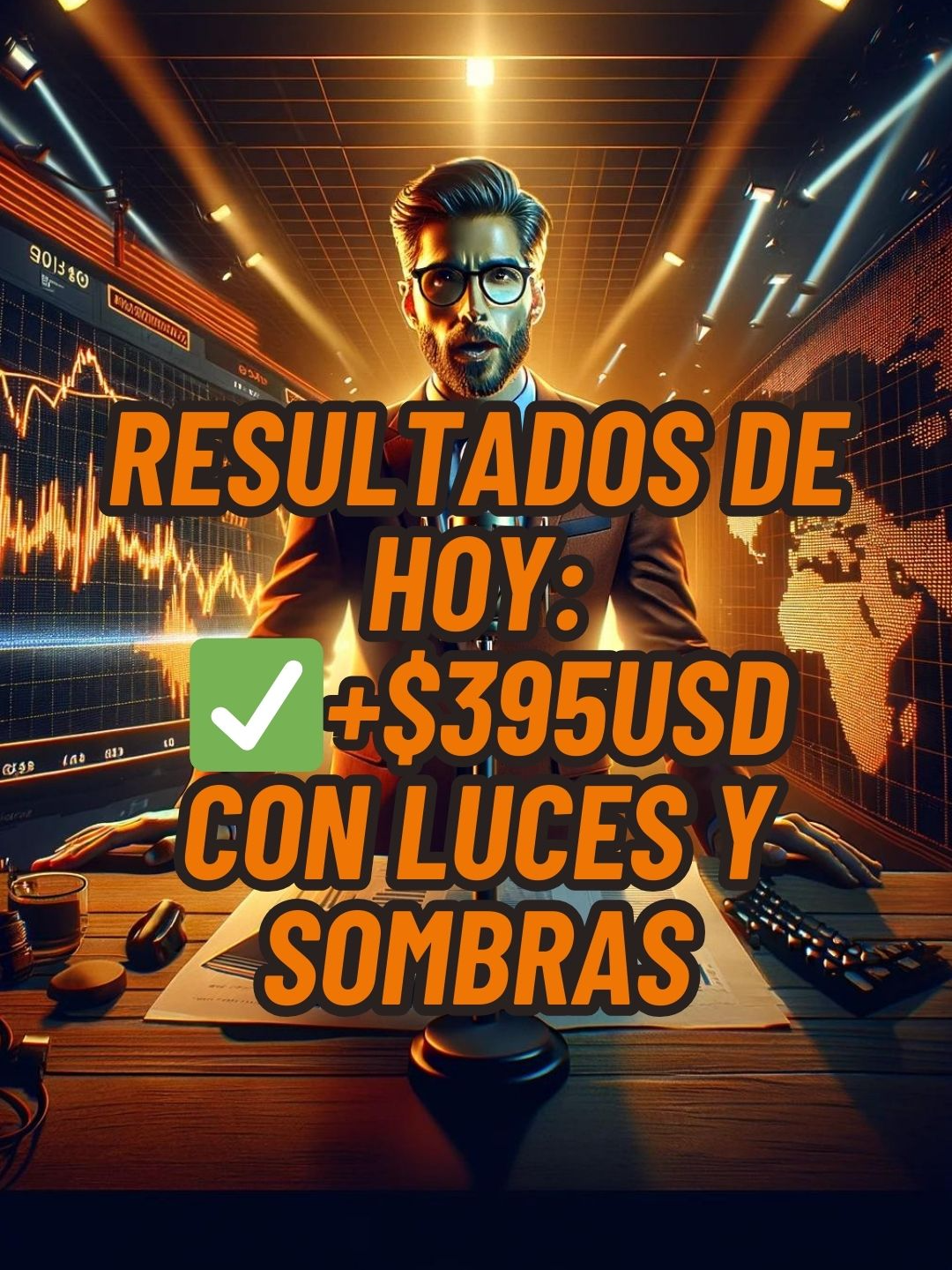 ¡No te lo pierdas! Luces y sombras en un día (ayer) muy movido 😜 pero salimos en positivo ✅ +$395usd