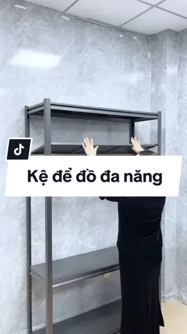 Kệ đựng đồ đa năng, Kệ sắt đựng đồ  thiết kế lỗ dễ dàng lắp đặt, không cần ôc vít.Kệ để đồ nhà bếp hiện đại! #noithatthongminh #noithat #xuhuong #top #thinhhanhtiktok 