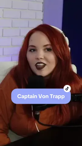 Captain Von Trapp 😍 #jessiivee #podcast #podcastclips #soundofmusic 
