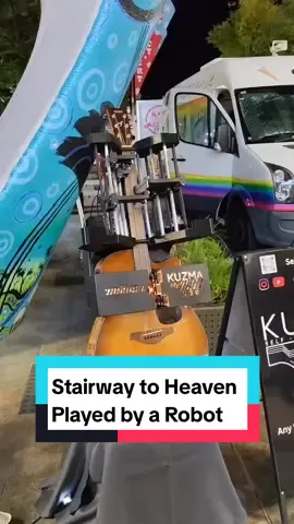Stairway to Heaven played by a machine!!! 🤖🎸🤔 . . . #stairwaytoheaven #robotmusician #robotguitarplayer #ledzeppelin #musicorobo #robotocandoviolao #hightech #hightechmusic #curiosidades #violão #acousticguitar #🤖 #🎸 #🤔 #guitarraeocanal 