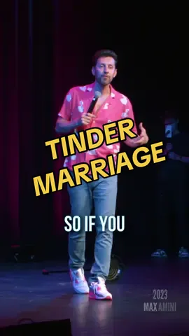 The one time where a simple 'hey' led to a lifetime of laughter and love. A fairy tale ending with one swipe!  #dating #tinder #standupcomedy #fyp 