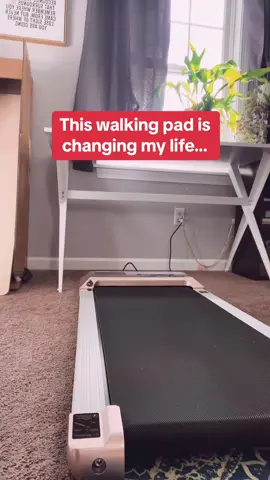 This walking pad though. 😏 #cleaneating #healthjourney #commitment #weightloss #weightlossformoms #walkingpad #fyp 