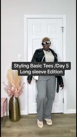 Outfit of the day……Styling Basic long sleeve tshirt with regular pant👌🏼  #teeshirt #pant #fashiontips #howtostyle #BlackTikTok #fashiongirl #fashioninspo #OOTD #ootdfashion #lotd #grwm #styleinspo #fashionable #foryou #styles #TikTokFashion #springfashion #springoutfit #outfitoftheday #outfitideas 