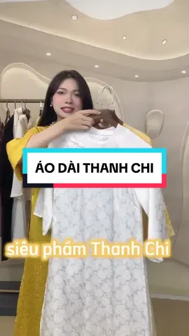 Siêu phẩm áo dài Thanh Chi cổ tròn trẻ trung #xuhuong #setdoxinh #cayleodesign #aodaivietnam #aodaigamhoa 