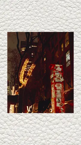 This was taken like 2 weeks ago, yes, the lights are indeed still up lmao. #120film #Portra800 #FilmPhotography #NYC #MediumFormatFilm #RB67 