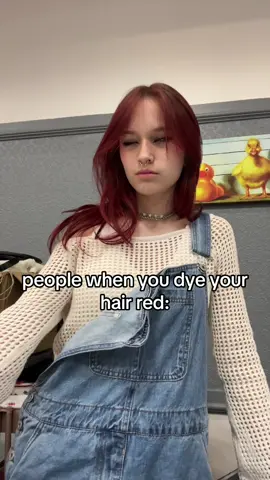 “my hair color has nothing to do with my psychological problems” 