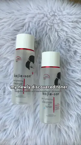 yayy!! 100/100 for this cleansing toner 🥰🥰 #toner #facialtoner #kojiesan #skincare #fyp #tiktok 